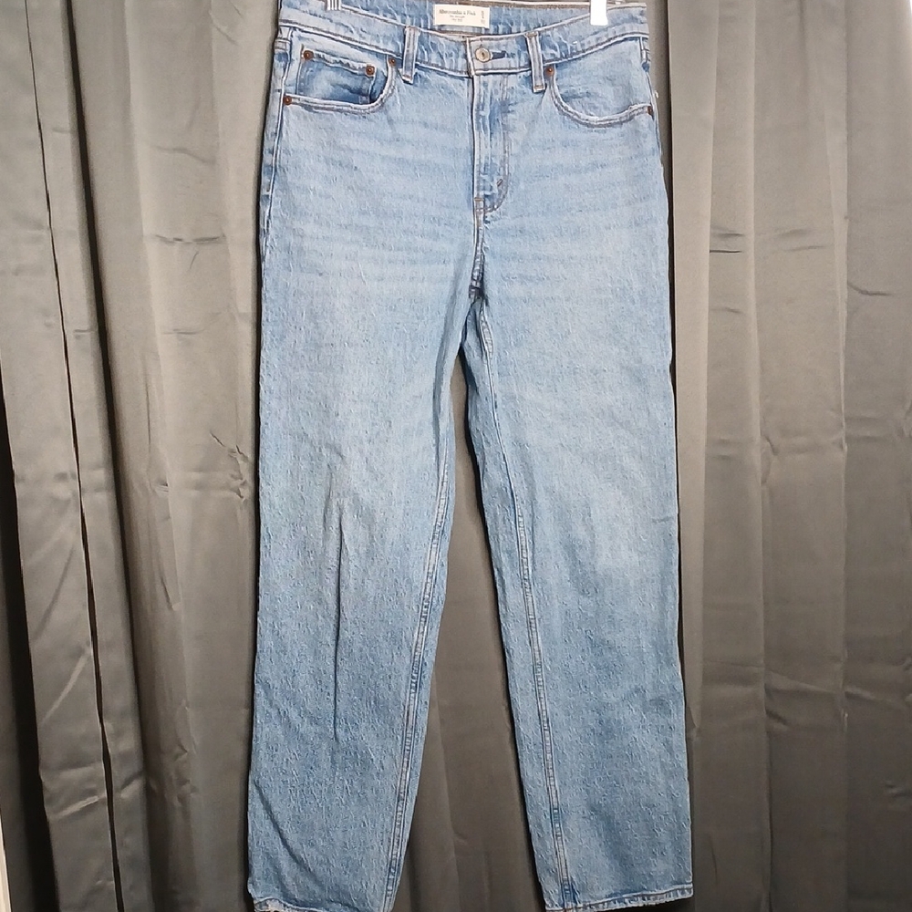 Abercrombie & Fitch Light Blue Straight Jeans